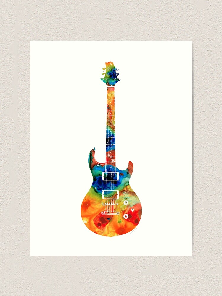 アート・デザイン・音楽 the electric guitar collection Lindo B-STOCK Koya Electric Guitar - Graphic Art Finish