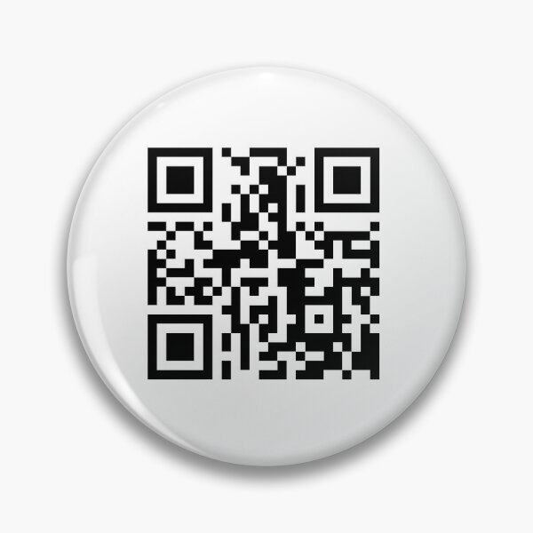 Rick Roll QR code disguised as bitcoin QR code | Greeting Card