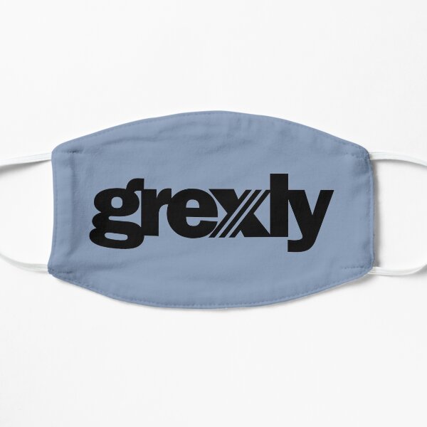Grexly (Black) Flat Mask