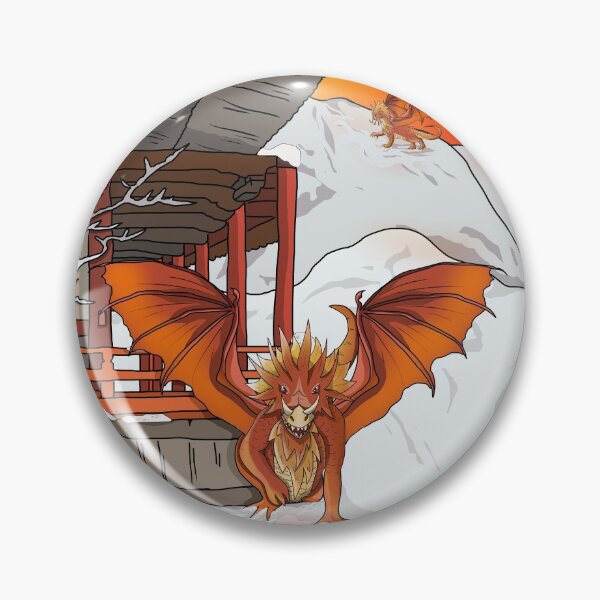 Item preview, Dragon at the Japanese shrine designed and sold by CuisineCat.