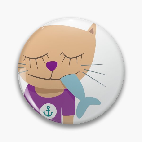 Item preview, Illustration zodiac sign cat sea fish lake maritime designed and sold by eskima.