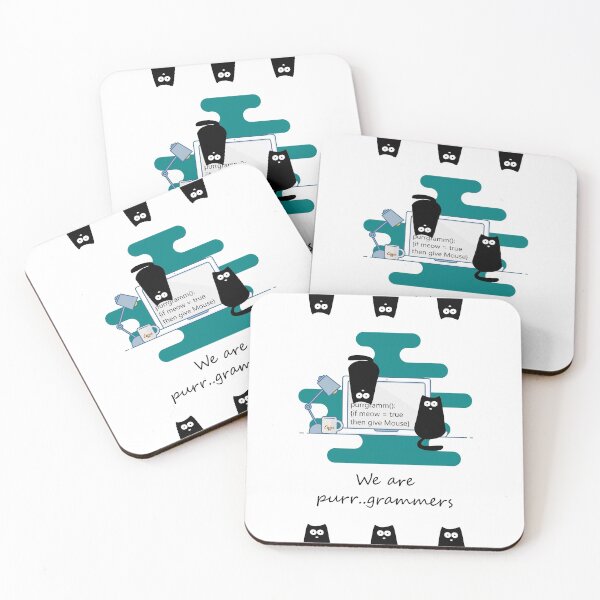 Item preview, We are purrgammers - We are programmers designed and sold by DerNerd.