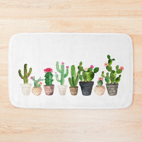 Cactus Bath Mat