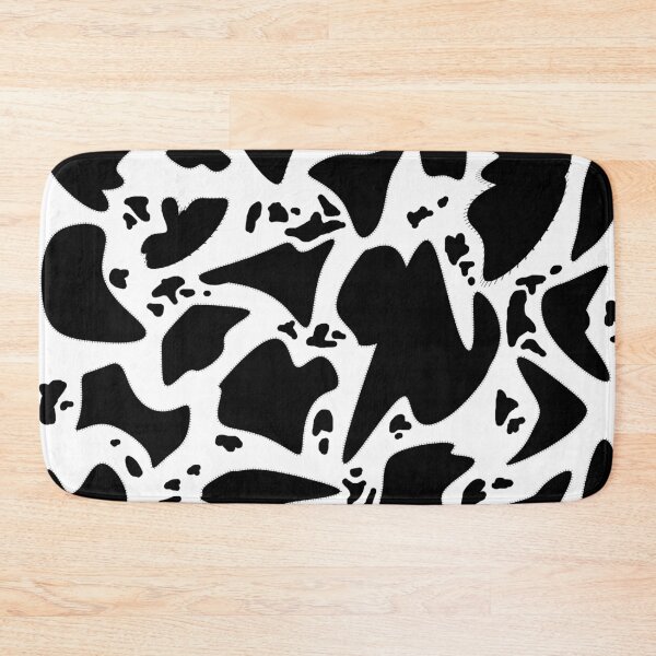 Item preview, Splotchy inkblot cowprint pattern designed and sold by RachelTintedRed.