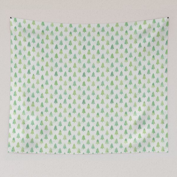 Item preview, Simple Pine Tree Forest Pattern designed and sold by Leah Flores.
