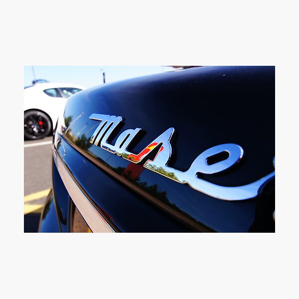 Maserati Badge Photographic Print