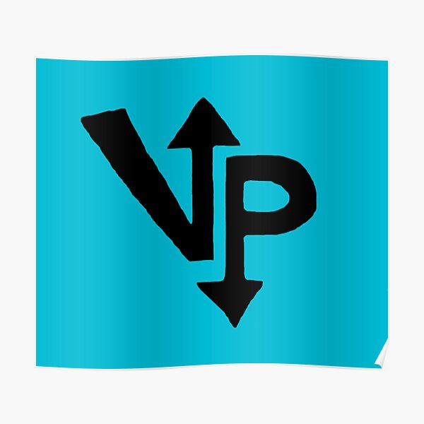 Vengeful Panini Logo Design (Blue) Poster