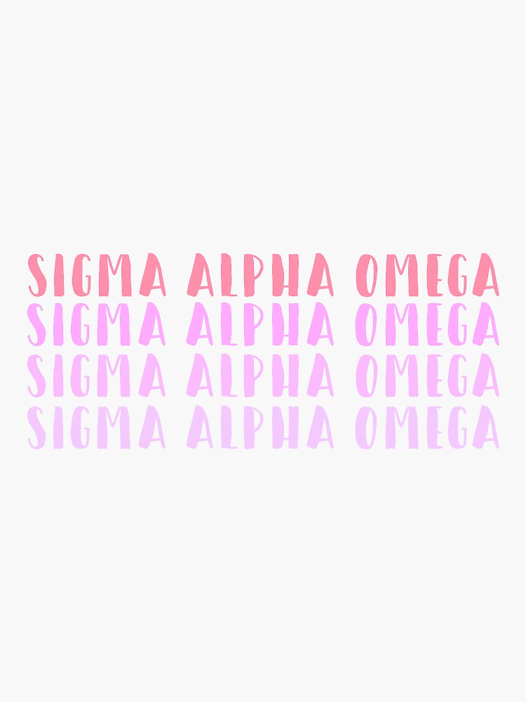 sigma alpha omega sigma alpha omega
