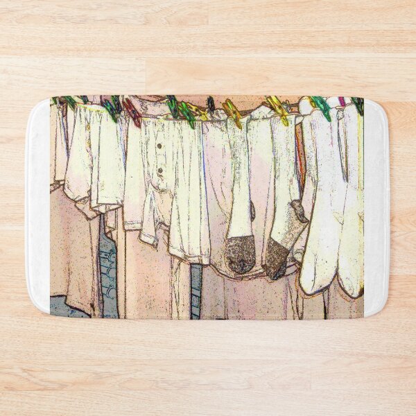 Item preview, Colorful Rainbow Laundry designed and sold by peterrobinsonjr.