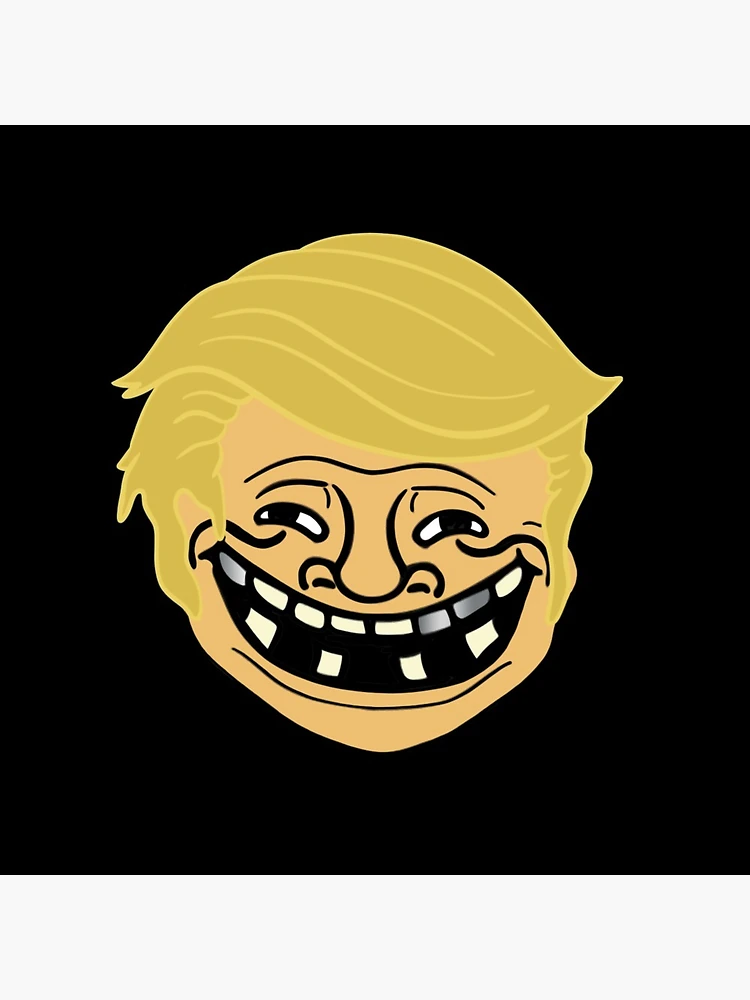 Crazy Troll Face Social Media Pin for Sale by Steelpaulo