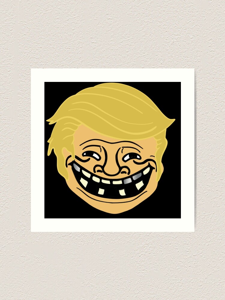 Troll face meme angry mad reaction face Sticker for Sale by IloveMonsters