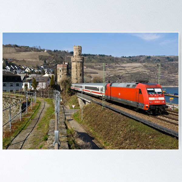 Item preview, InterCity train passing Oberwesel, Germany designed and sold by David A. L. Davies.