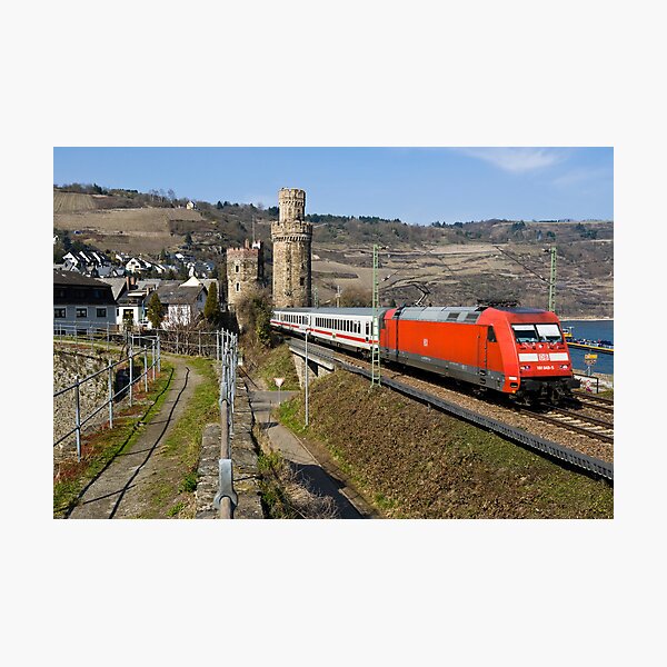 Item preview, InterCity train passing Oberwesel, Germany designed and sold by David A. L. Davies.