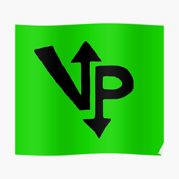 Vengeful Panini Logo Design (Green) Poster