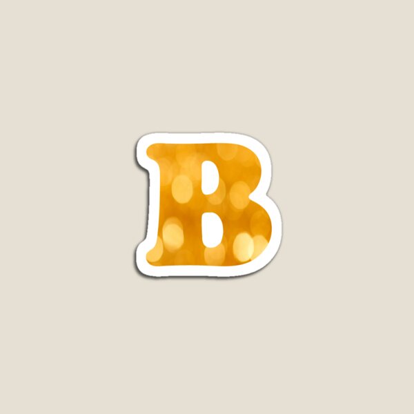 Item preview, Yellow Golden B Name designed and sold by coletteburd.