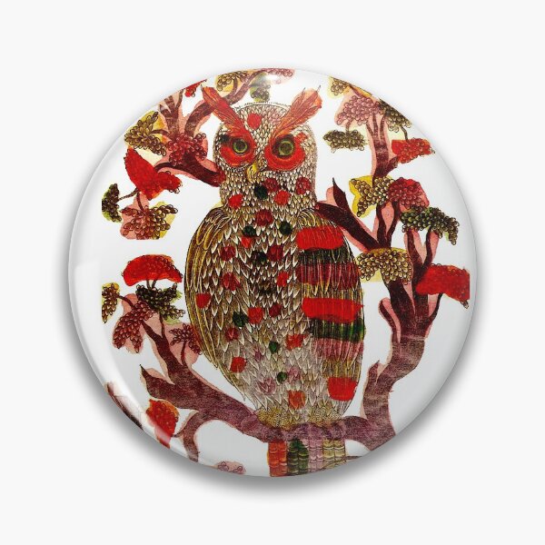 Item preview, OWL Russian Folk Woodcut designed and sold by BulganLumini.