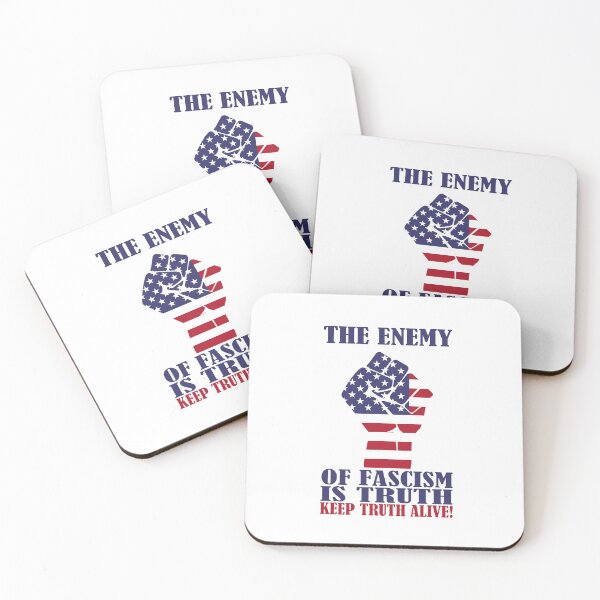 Item preview, THE ENEMY OF FASCISM IS TRUTH designed and sold by truthtopower.