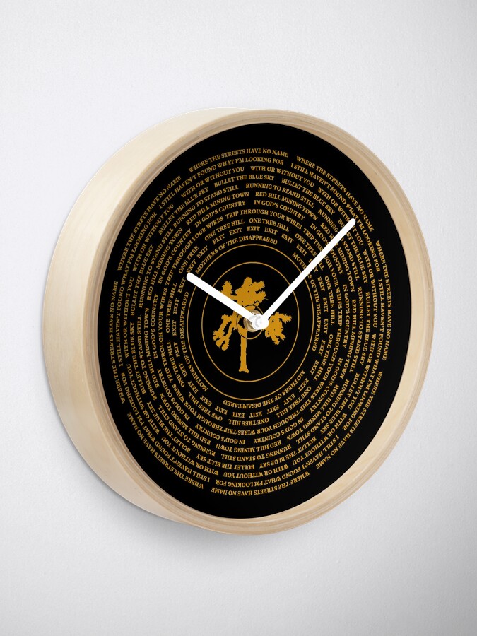 Alternate view of Joshua Tree Vinyl Clock