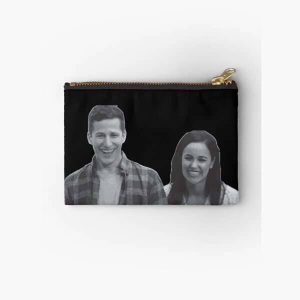 Item preview, Jake and Amy greyscale smiling designed and sold by calamity02.