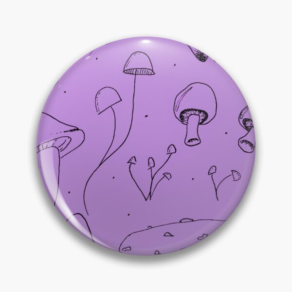 Item preview, Purple Mushroom Botanical Pattern designed and sold by Cosmiaart.