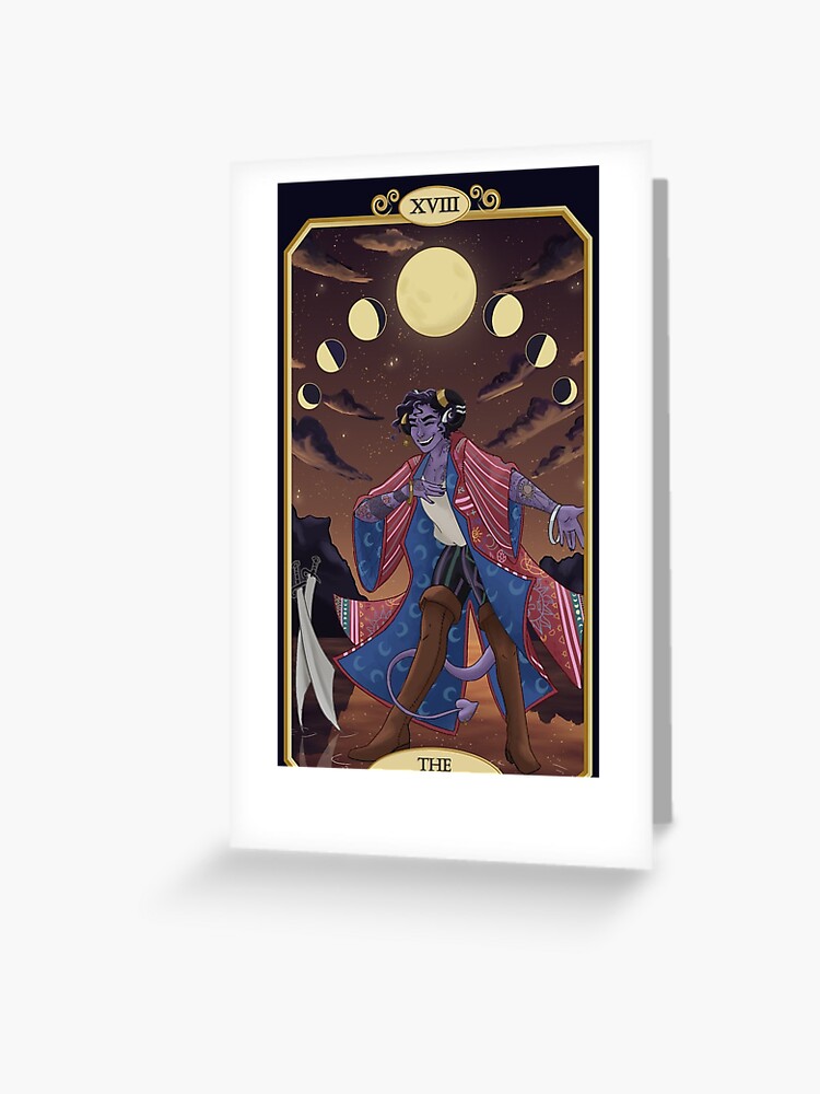 The Molly Moon Card Greeting Card By Dumpiifrog Redbubble