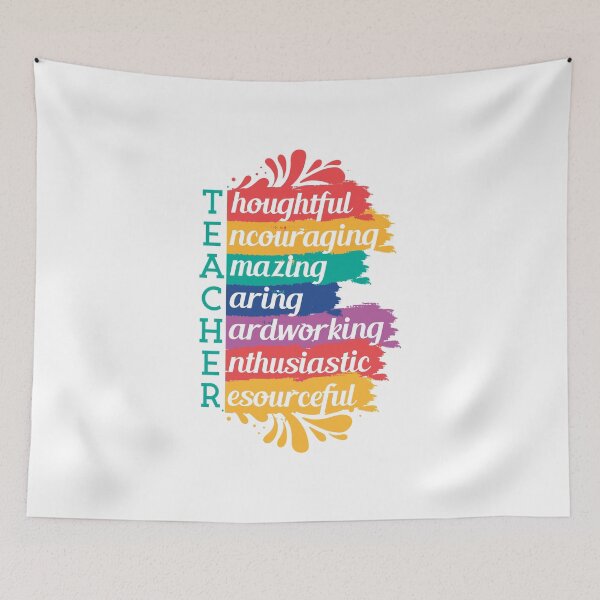 Item preview, Inspirational Quote for Teachers Acrostic Poem designed and sold by SVShare.