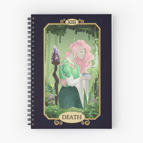 Item preview, Caduceus Death Card designed and sold by Dumpiifrog.