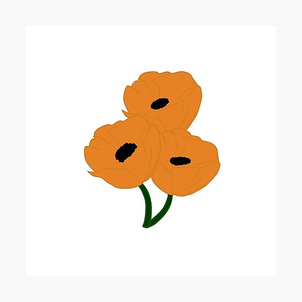 Item preview, California Poppy designed and sold by srazzaq.