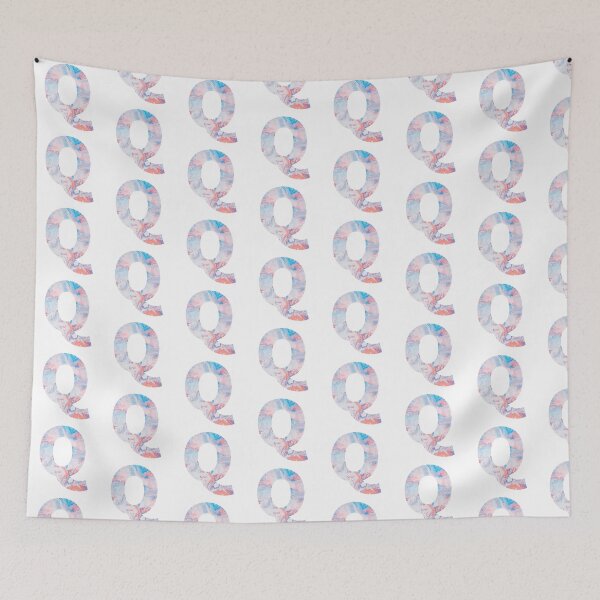 Item preview, Marbled Letter Q designed and sold by Yviemakes.