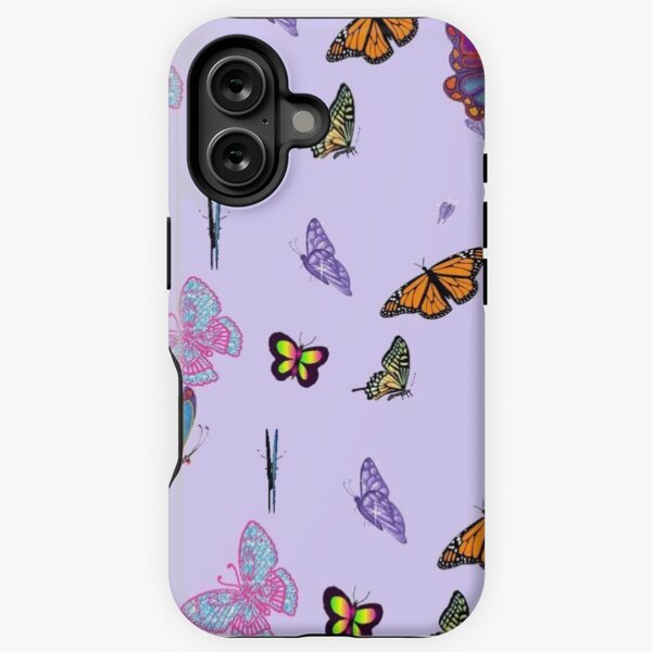 Colored Butterfly Pattern iPhone Tough Case