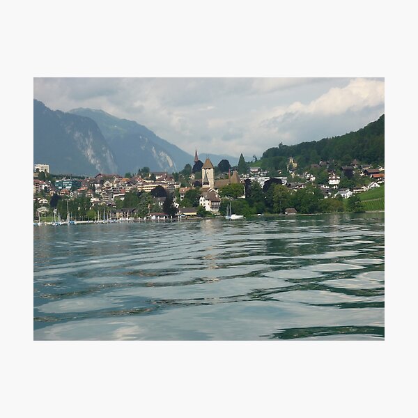 Item preview, Before the storm on lake Thun, Switzerland designed and sold by Anna Myerscough.