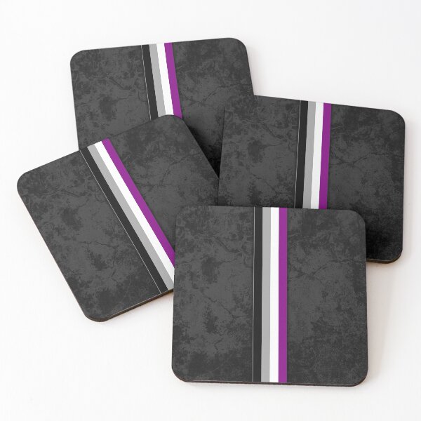 Item preview, Distressed Asexual Pride Flag Stripe designed and sold by Patrick Hiller.