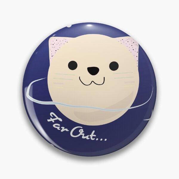 Item preview, Caturn Orange - Far Out - Space Cat designed and sold by Rigel Bergonio.