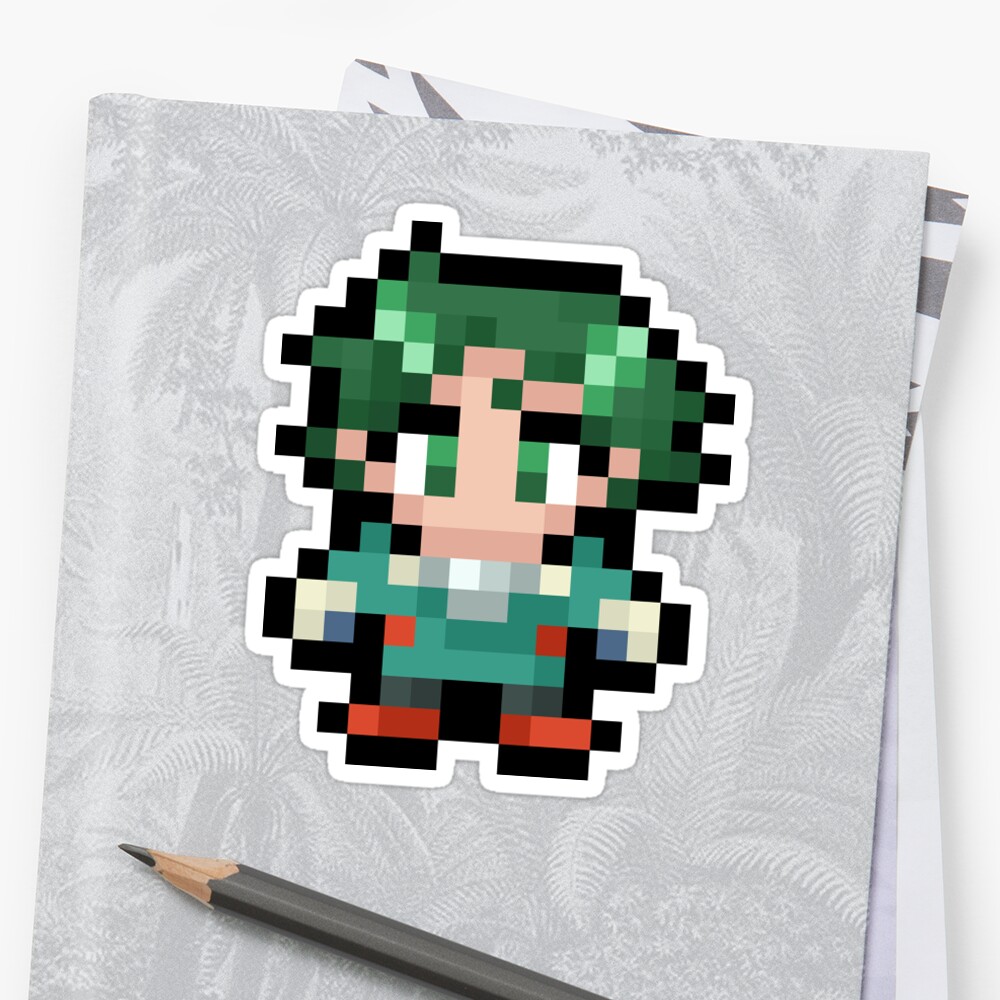 Deku Pixel Art Grid