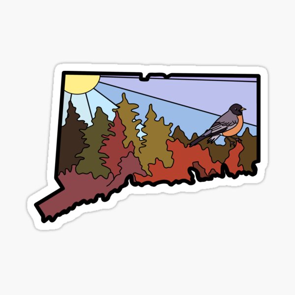 Vista previa del artículo con la obra «Símbolo del estado de Connecticut», diseñado y vendido por lornebean.