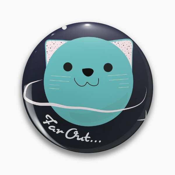 Item preview, Caturn Teal - Far Out - Space Cat designed and sold by Rigel Bergonio.