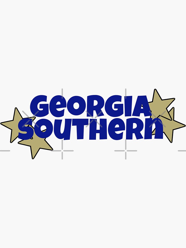 "georgia southern" Sticker for Sale by collegeacc | Redbubble