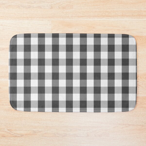 Item preview, Black and White Buffalo Check Plaid designed and sold by Minnie777.