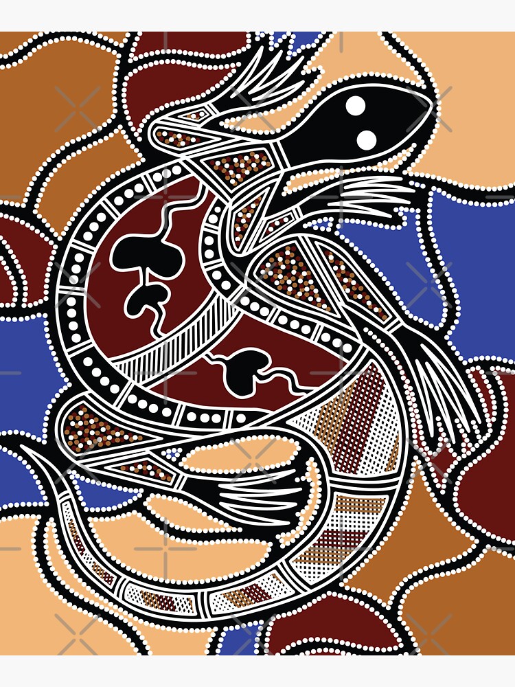 Authentic Aboriginal Art - Riverside Dreaming Tote Bag by Hogarth Arts -  Authentic Aboriginal Art