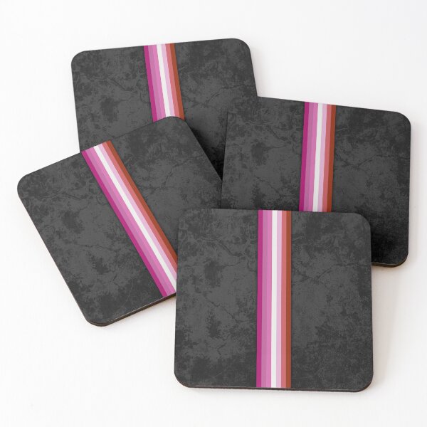 Item preview, Distressed Pink Lesbian Pride Flag Stripe designed and sold by Patrick Hiller.