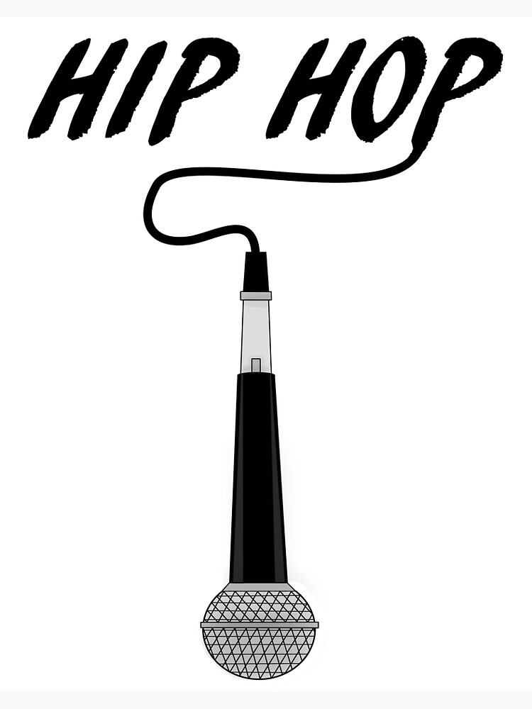 Hip Hop Rap Microphone | Art Board Print