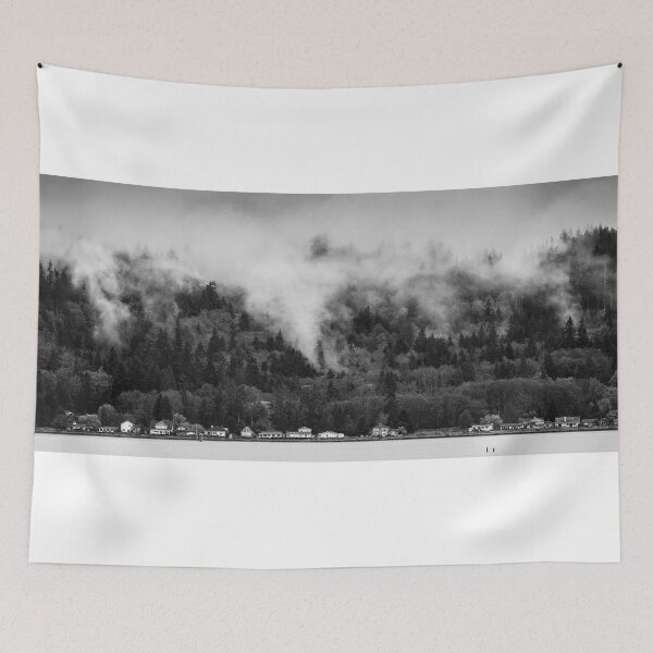 Item preview, Lifting Clouds Over Whidbey Island - Pano Version designed and sold by Jim Stiles.