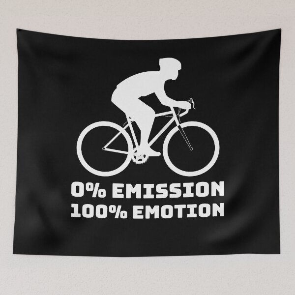 Item preview, 0% emission 100% emotion bicycle CO2 climate strike designed and sold by desislogn.