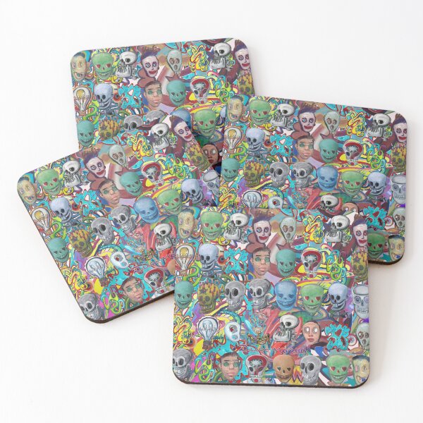 Item preview, Skulls and  graffitis 3 designed and sold by Diego Manuel Rodriguez.