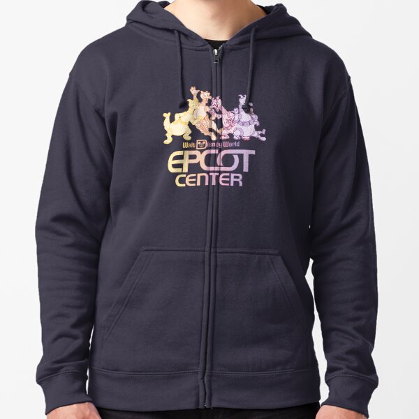Hitch hiking figments Zipped Hoodie