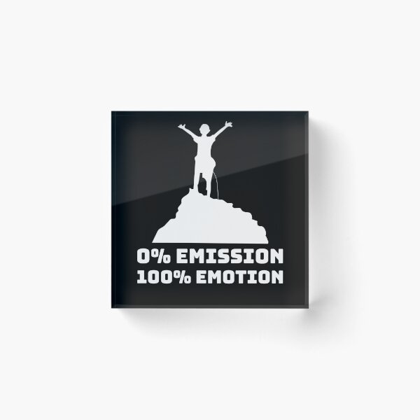 Item preview, 0% emission 100% emotion Climbing climate strike eco designed and sold by desislogn.