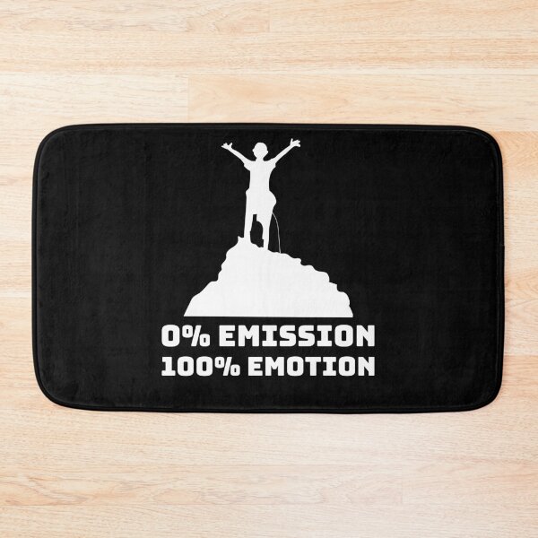 Item preview, 0% emission 100% emotion Climbing climate strike eco designed and sold by desislogn.