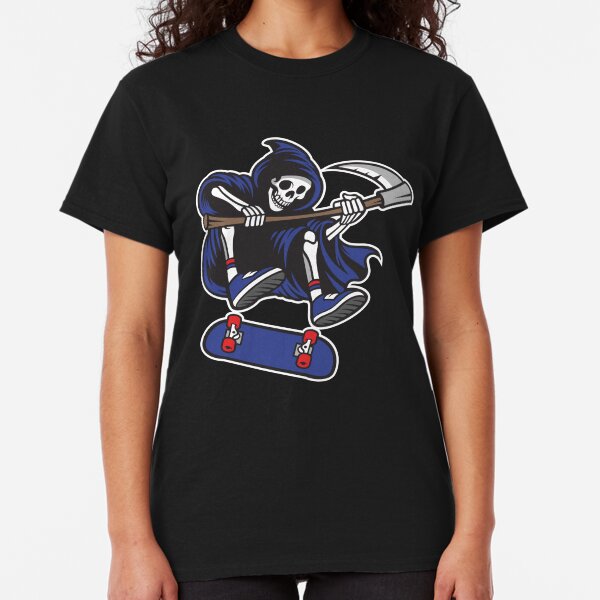 Skateboarding Grim Reaper Classic T-Shirt