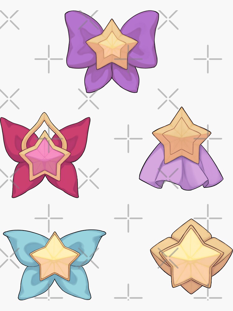 Star Guardian Brooches by wingednaomi
