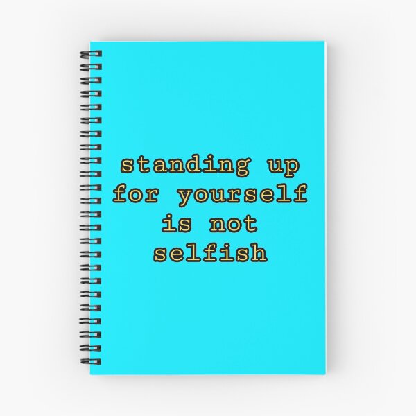 Item preview, standing up for yourself is not selfish - yellow designed and sold by snail-galaxy.